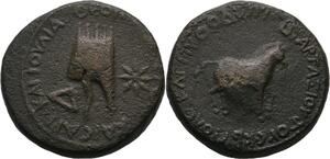 Artaxias III - AE 4 chalkoi - Original, horse right