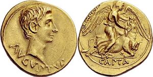 Augustus 27 BC-14 AD - AV Aureus - RIC-514