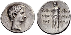 Augustus 27 BC-14 AD - AR Denarius - RIC-519