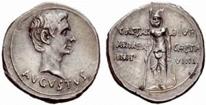 Augustus 27 BC-14 AD - AR Denarius - RIC-520