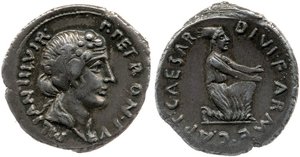 Augustus 27 BC-14 AD - AR Denarius - RIC-292