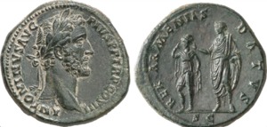 Antoninus Pius 138-161 AD - AE Sestertius - RIC-619