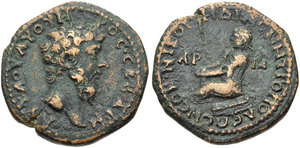 Lucius Verus 161-169 AD - AE 23 - RPC-IV-11786temp