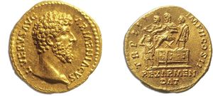 Lucius Verus 161-169 AD - AV Aureus - RIC-512