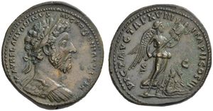 Marcus Aurelius 161-180 AD - AE Sestertius - RIC-891