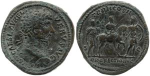 Marcus Aurelius 161-180 AD - AE Sestertius - RIC-1322