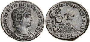 Hannibalianus 335-337 AD - AE Follis - RIC-147