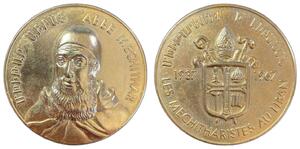 30th Commemoration of the Mekhitarist School in Lebanon (Vienna, 1967) - Gilt Medal