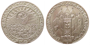 Armenian Earthquake Aid Silver Medal (Karlsruhe, Germany, 1989)