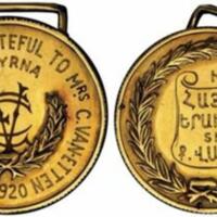 ANRO-1579 Gold 1920 Smyrna Armenian Orphans Tribute Medal to Mrs. C. Van Etten.jpg