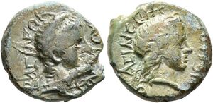 City Issue of Cilicia - Anemurium - AE 2 chalkoi - Antiochus / Iotape