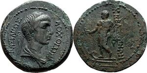 City Issue of Cilicia - Elaeusa-Sebaste - AE 4 chalkoi - Male standing