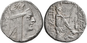 Tigranes II - Period 2, Tigranocerta - AR Tetradrachm - Kovacs-71.2