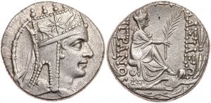 Tigranes II - Period 2, Tigranocerta - AR Tetradrachm - Kovacs-75.1