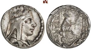 Tigranes II - Period 2, Tigranocerta - AR Tetradrachm - Kovacs-75.3