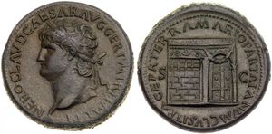 Nero 54-68 AD - Temple of Janus Type